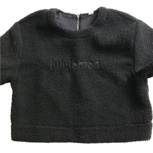 Textured Fleece Embroidered Logo T-Shirt